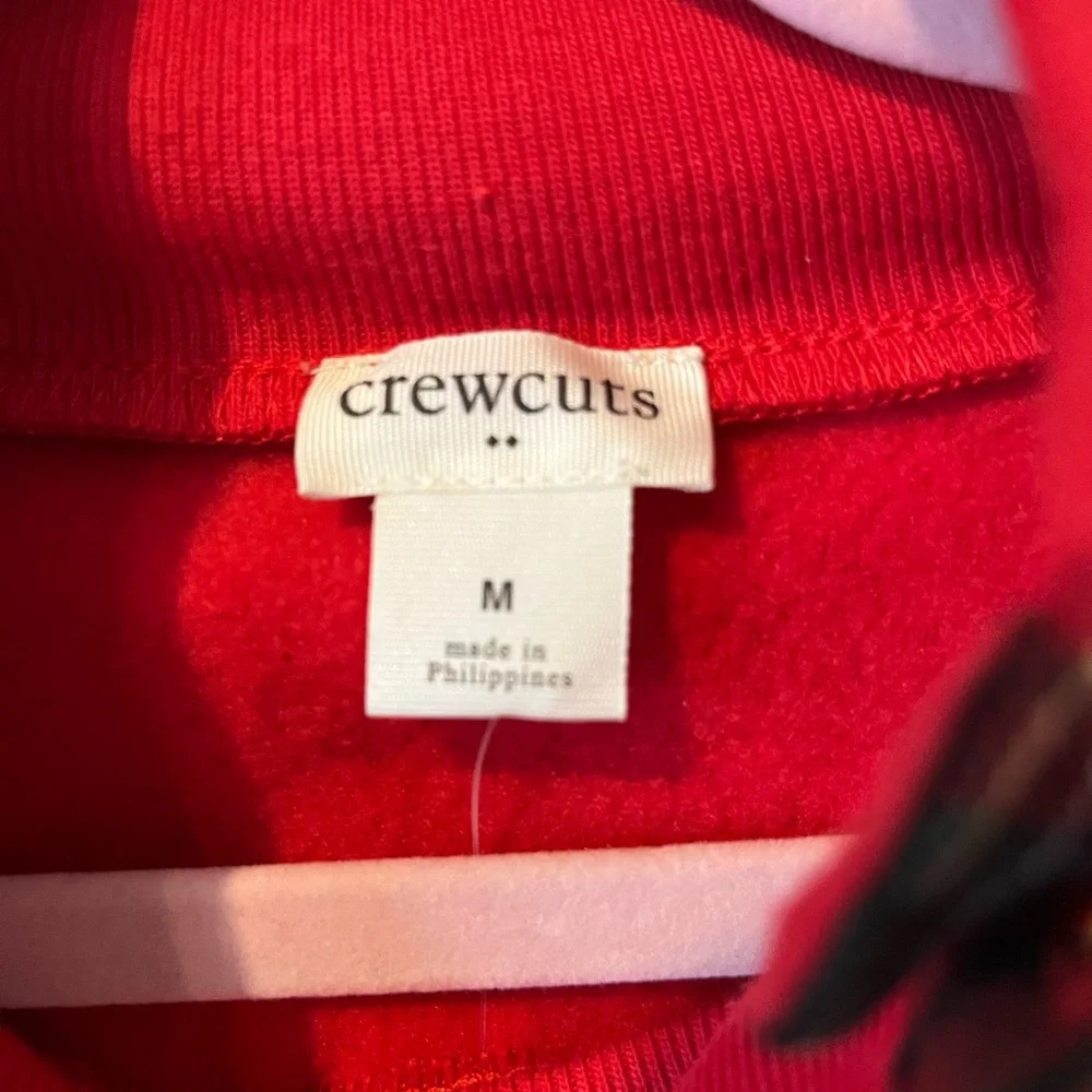 J Crew Crewcuts size M mock turtleneck holiday sweatshirt, NWT